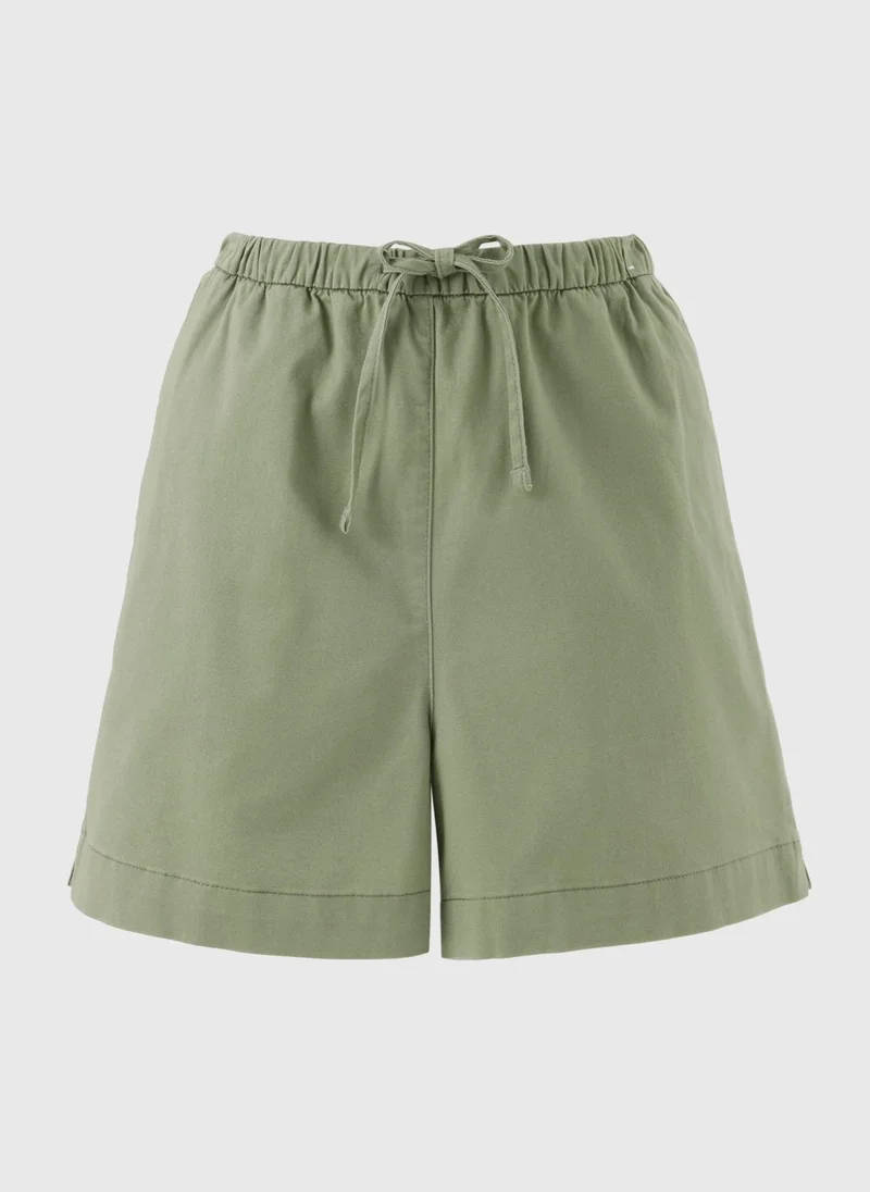 Matalan Khaki Khaki Pull On Shorts for Women | Best Price UAE